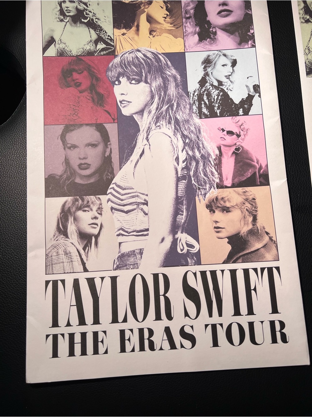 Taylor Swift Multicolor Pop 4 Poster Set Eras Tour VIP Merchandise 16x10” each